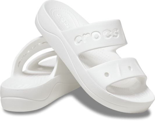 Baya Platform Sandal - White