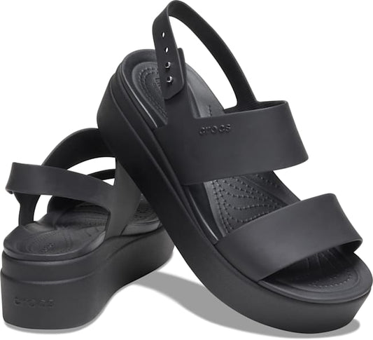 Brooklyn Low Wedge - Black / Black