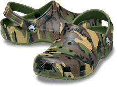 Kids' Classic Camouflage Clog - Army Green / Multi