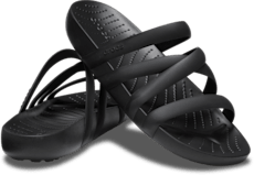 Splash Strappy Sandal - Black