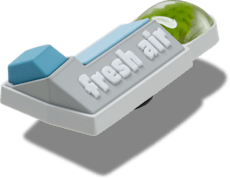 Dimensional Fresh Air Inhaler