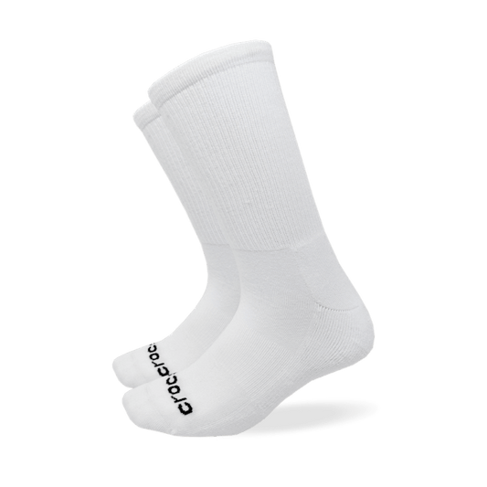 CrocsSocks Crew Macro Logo 3PK - White / Black