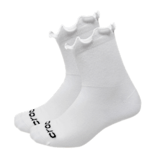 CrocsSocks Ruffle Ankle 3 PK - White