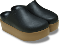 Dylan Platform Clog - Black/Sepia