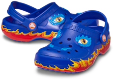 Kids' Classic I AM Dragon Lights Clog - Blue Bolt