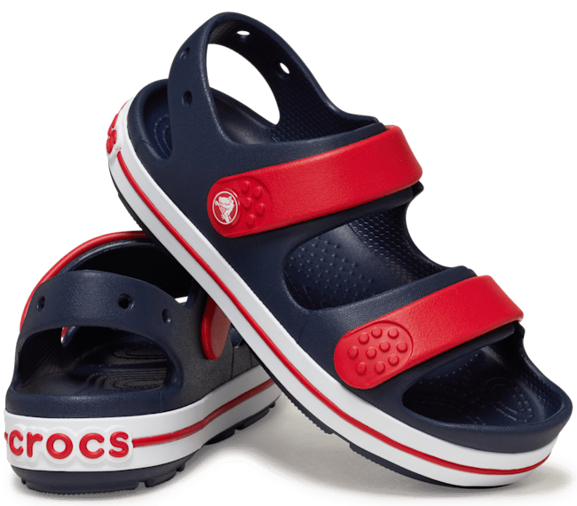 Kids' Crocband™ Cruiser Sandal - Navy / Varsity Red