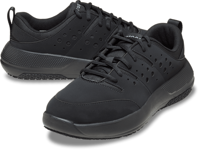 Men's On the Clock Work Sneaker Wide - Triple Black