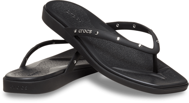 Miami Studded Flip - Black