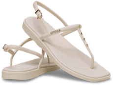 Miami Studded Thong Flip - Almond Tint