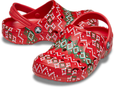 Toddler Baya Holiday Graphic Clog - Pepper