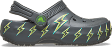 Toddler Classic Bolt Lights Clog - Carbon