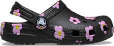 Toddler Classic Flower Clog - Black