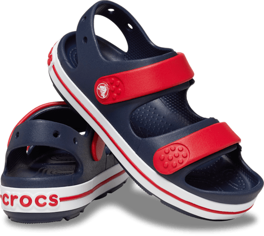 Toddler Crocband™ Cruiser Sandal - Navy / Varsity Red