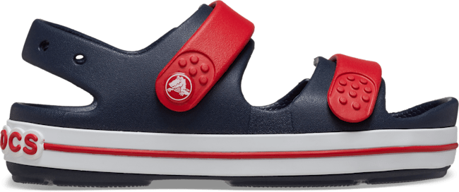 Toddler Crocband™ Cruiser Sandal - Navy / Varsity Red
