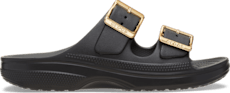 Women’s Metallic Buckle Saturday Sandal - Black