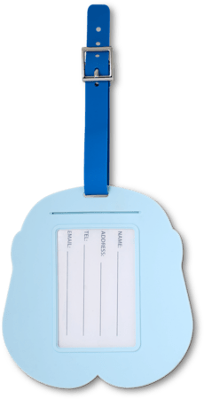 Classic Clogs Luggage Tag - Blue
