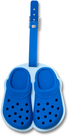Classic Clogs Luggage Tag - Blue