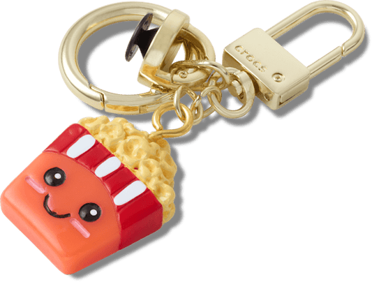Cute Popcorn Bucket Bag Charm - Multi