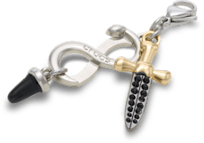 Dagger and Tooth Charm