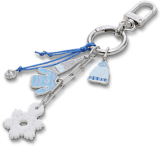 Fair Isle Ice Bag Charm - Multi