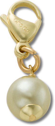Gold and Green SMT Pearl Charm