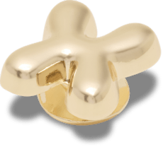 Gold Bubble Letter X