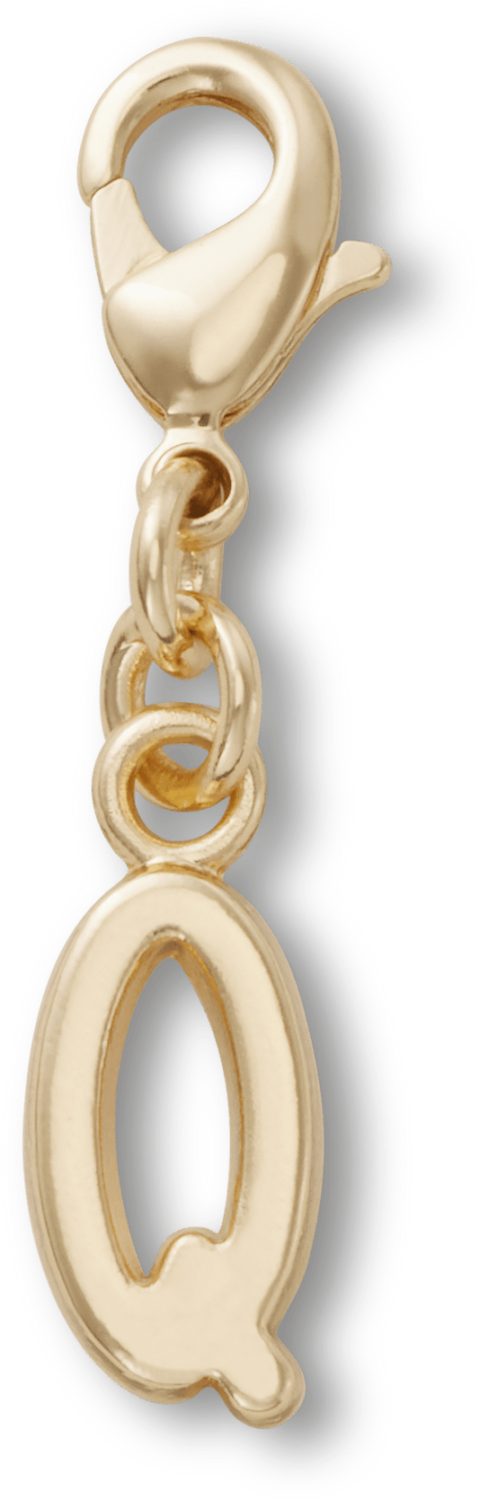 Gold Letter Q Charm
