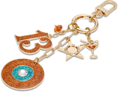 Showstopper Bag Charm - Orange (Coral)