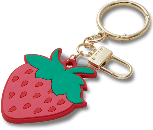 Strawberry Bag Charm Red - Red